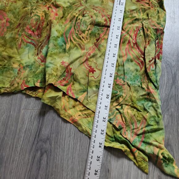 Soft Surroundings Tunic Top Womens Large Boho Asymmetrical Art Fairycore Whimsy - Picture 5 of 7